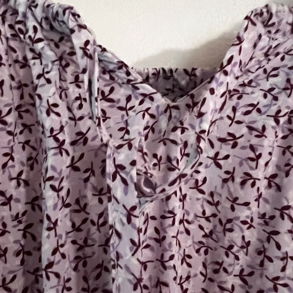 Old Navy Purple Floral Dress - Picture 3 of 3
